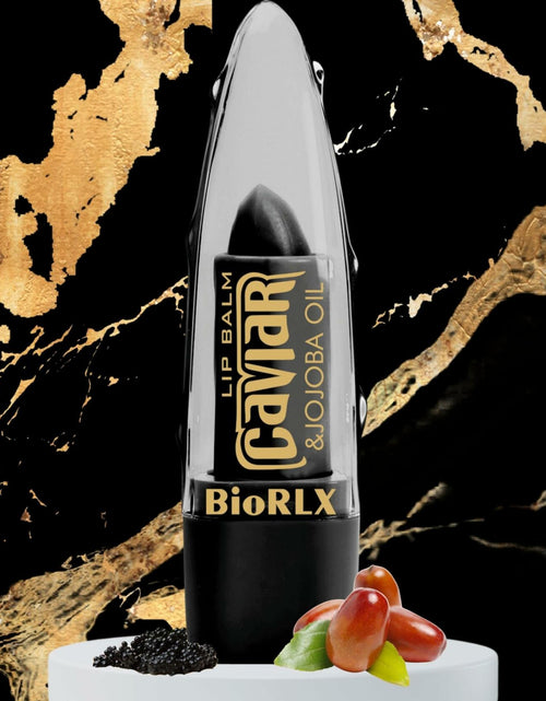 Load image into Gallery viewer, BioRLX Caviar &amp; Jojoba Oil Lip Balm Color-Free 0.12oz Pack of 1

