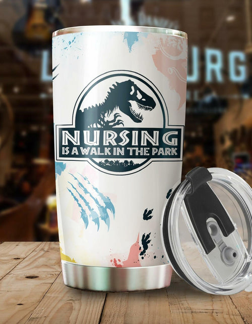Load image into Gallery viewer, WOOKOO Nurse Tumbler 20oz Stainless Steel Holiday Gift 1 Count
