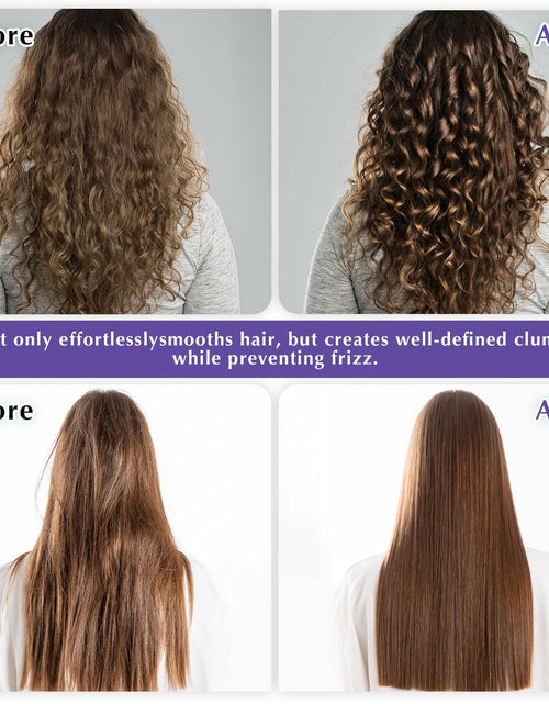 Load image into Gallery viewer, manrator Curl Defining Brush Purple Vented Detangling Frizz Control Hair

