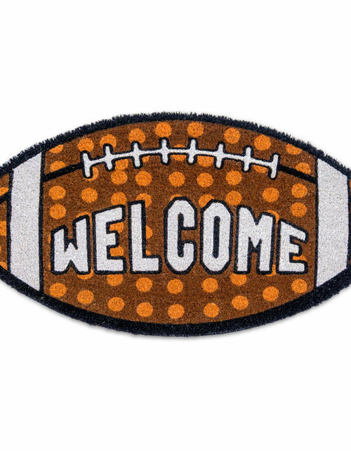 Load image into Gallery viewer, MAINEVENT Fall Football Door Mat 30x17 Inch Outdoor Coir Welcome Rug
