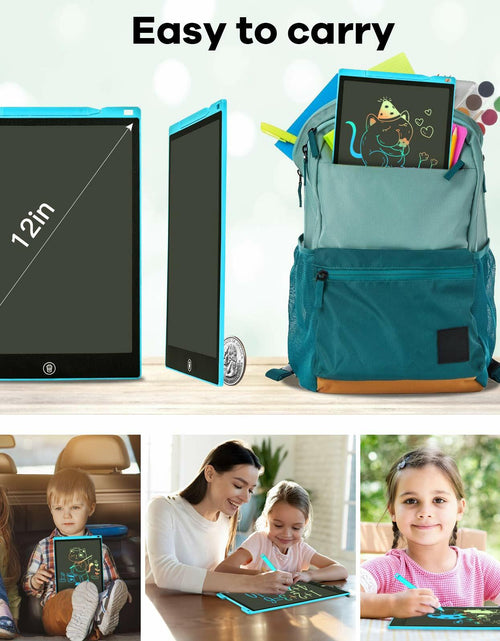 Load image into Gallery viewer, pbeknco 2 Pack 12 Inch LCD Writing Tablet Colorful Doodle Board Educational
