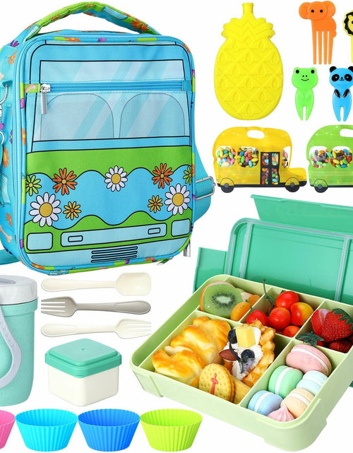 Load image into Gallery viewer, Jingmore Kids 3D Cartoon Dog Lunch Box Set Multicolor Halloween Gift
