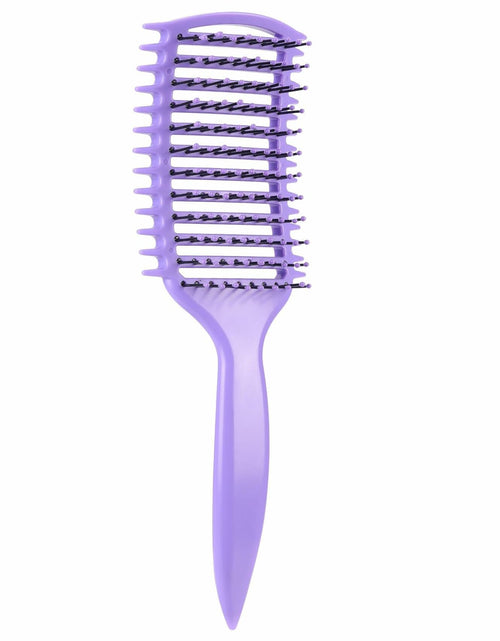 Load image into Gallery viewer, manrator Curl Defining Brush Purple Vented Detangling Frizz Control Hair

