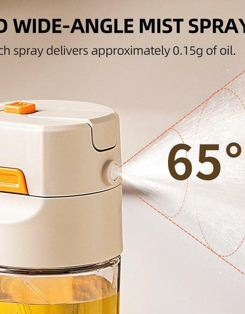 Load image into Gallery viewer, MDZF SWEET HOME Oil Sprayer 2-in-1 21oz Glass Olive Oil Dispenser Grey Panda
