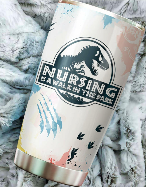 Load image into Gallery viewer, WOOKOO Nurse Tumbler 20oz Stainless Steel Holiday Gift 1 Count
