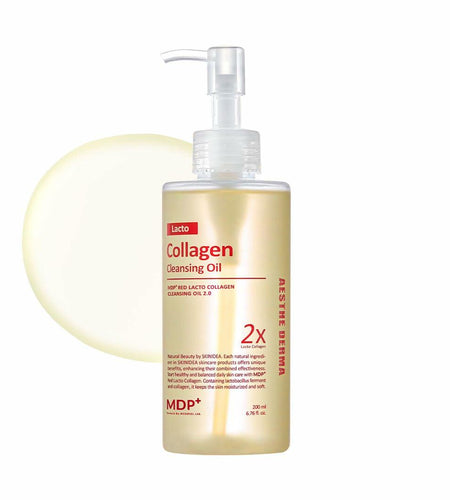 MDP+ Red Lacto Collagen Cleansing Oil 2.0 Pore Control 6.76oz 200ml
