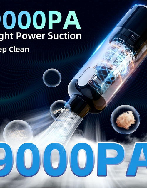 Load image into Gallery viewer, ALIOBC Car Vacuum Cleaner Cordless Handheld 9kpa Portable Black
