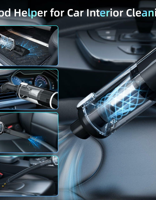 Load image into Gallery viewer, ALIOBC Car Vacuum Cleaner Cordless Handheld 9kpa Portable Black
