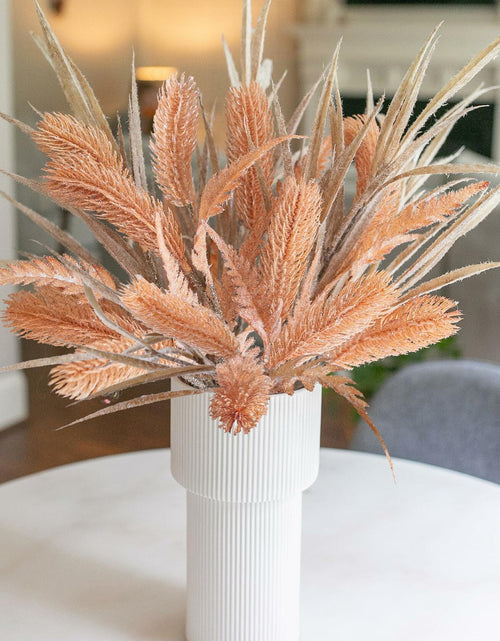 Load image into Gallery viewer, Ivydale 7 PCS Artificial Fall Stems 26in Orange Silk Leaves Flowers
