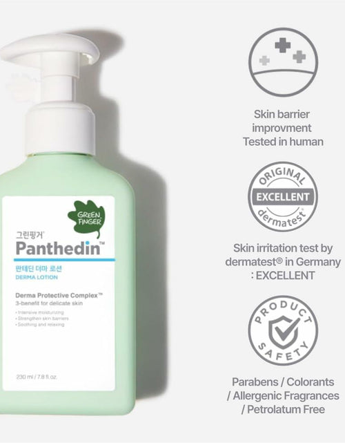 Load image into Gallery viewer, Green Finger Panthedin Lotion 7.8oz Hyaluronic Ceramide Moisturizer EXP 01/27
