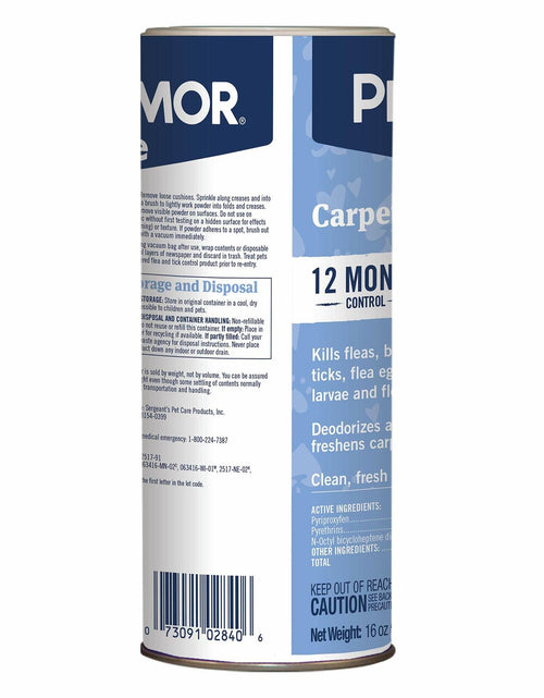 Load image into Gallery viewer, PETARMOR Home Carpet Powder Fleas Ticks Protection Deodorizer 16 Ounce
