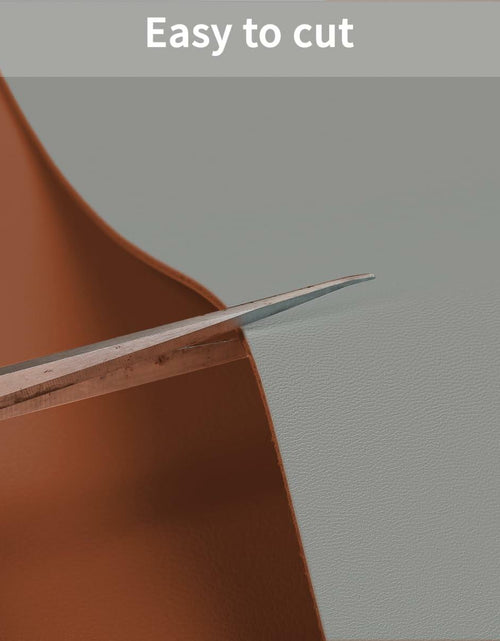 Load image into Gallery viewer, Zinkooat Leather Desk Mat 12x60 Inch 1.8mm Thick Brown+Gray
