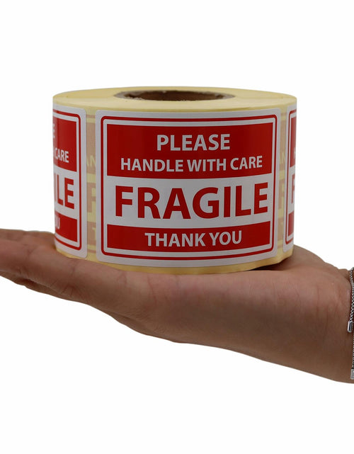 Load image into Gallery viewer, hazır etiketler Fragile Stickers 2x3 Inch Permanent Adhesive 500 Labels Roll
