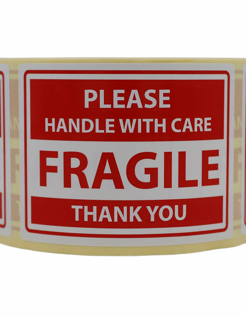 Load image into Gallery viewer, hazır etiketler Fragile Stickers 2x3 Inch Permanent Adhesive 500 Labels Roll
