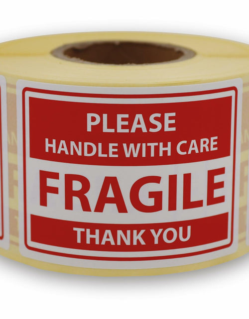 Load image into Gallery viewer, hazır etiketler Fragile Stickers 2x3 Inch Permanent Adhesive 500 Labels Roll
