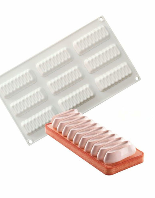 Load image into Gallery viewer, mostsom Silicone Mold Flower Shape Cake Soap Pastry Chocolate Tray Long Wave
