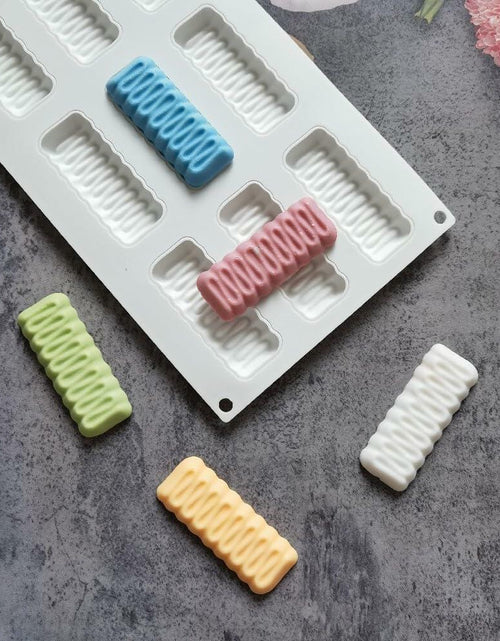 Load image into Gallery viewer, mostsom Silicone Mold Flower Shape Cake Soap Pastry Chocolate Tray Long Wave
