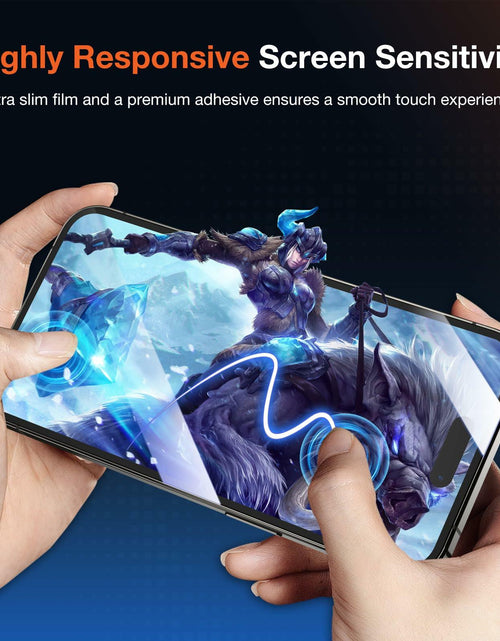 Load image into Gallery viewer, KUZOOM Privacy Screen Protector iPhone 15 Pro Max 6.7" 2 Pack Black
