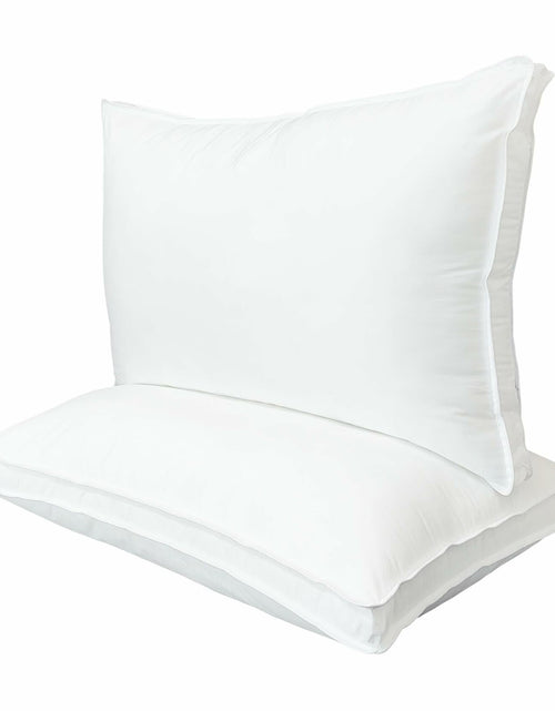 Load image into Gallery viewer, UPISM Premium Bed Pillows Queen Size Set of 2 Down Alternative White
