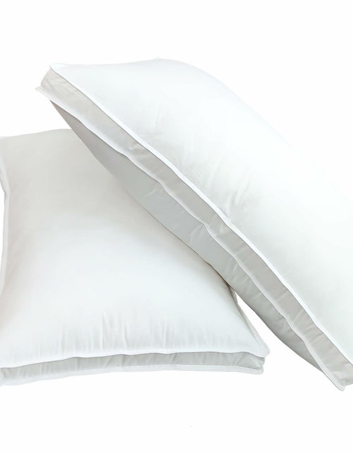 Load image into Gallery viewer, UPISM Premium Bed Pillows Queen Size Set of 2 Down Alternative White
