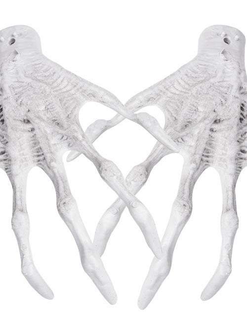 Load image into Gallery viewer, XONOR Halloween Witch Skeleton Hands 1 Pair Plastic Scary Decor
