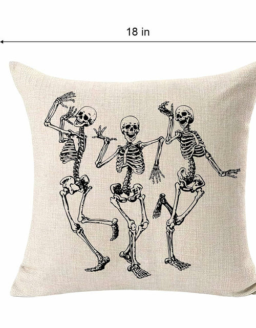 Load image into Gallery viewer, MFGNEH Halloween Ghost Pillow Cover 18x18 inch Rustic Cartoon Polyester
