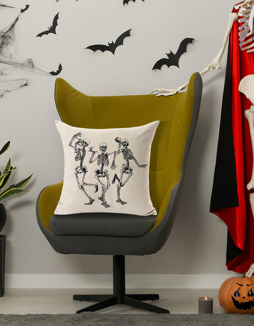 Load image into Gallery viewer, MFGNEH Halloween Ghost Pillow Cover 18x18 inch Rustic Cartoon Polyester
