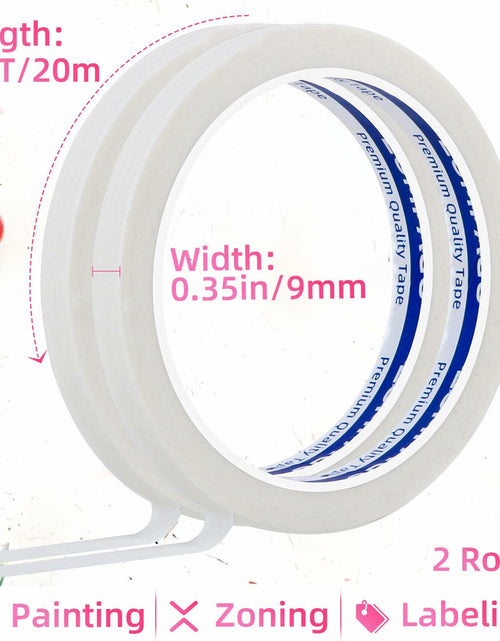 Load image into Gallery viewer, ZOMPAGO Beige Art Tape 0.8in x 164ft Removable Low Tack Masking Tape
