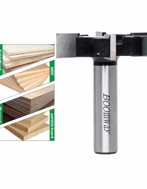 Load image into Gallery viewer, Boomway Spoilboard Router Bit 1/2" Shank 2" Dia Carbide Woodworking
