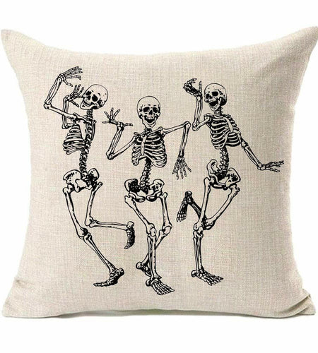 MFGNEH Halloween Ghost Pillow Cover 18x18 inch Rustic Cartoon Polyester