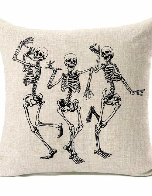 Load image into Gallery viewer, MFGNEH Halloween Ghost Pillow Cover 18x18 inch Rustic Cartoon Polyester
