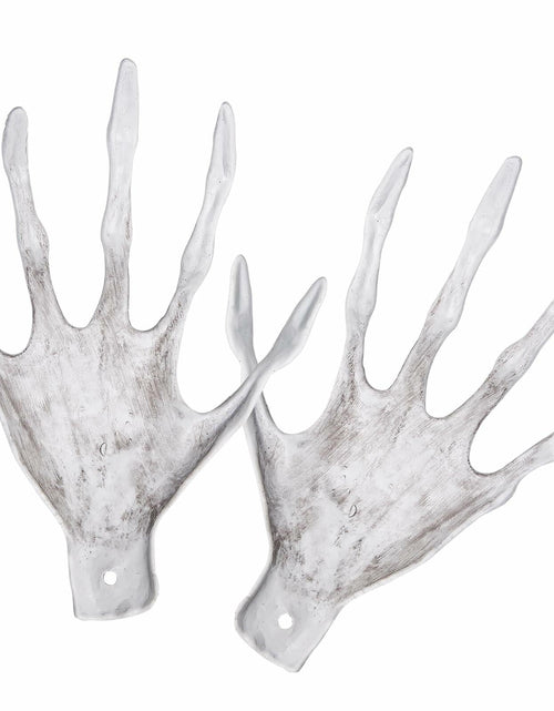 Load image into Gallery viewer, XONOR Halloween Witch Skeleton Hands 1 Pair Plastic Scary Decor

