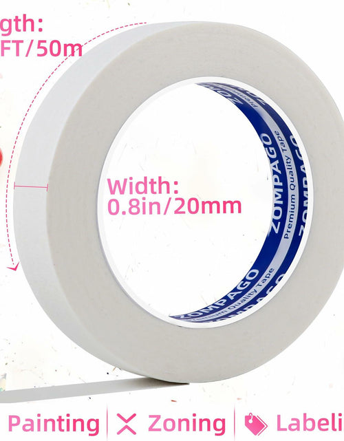 Load image into Gallery viewer, ZOMPAGO Beige Art Tape 0.8in x 164ft Removable Low-Tack Masking Tape
