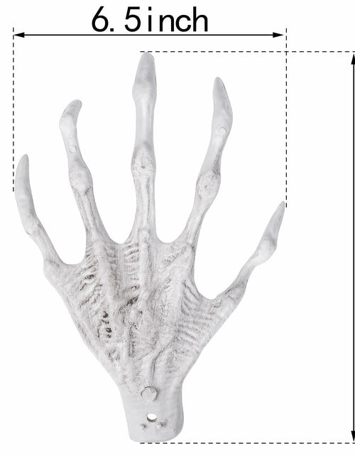 Load image into Gallery viewer, XONOR Halloween Witch Skeleton Hands 1 Pair Plastic Scary Decor
