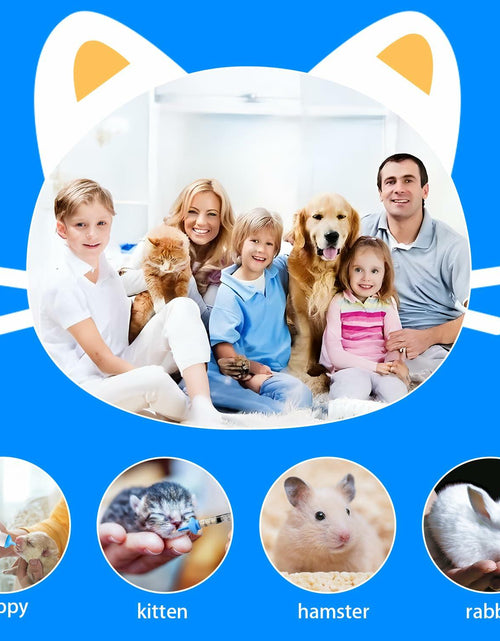 Load image into Gallery viewer, Xuandea Blue Silicone Pet Feeding Nipple Bottle for Kittens Puppies
