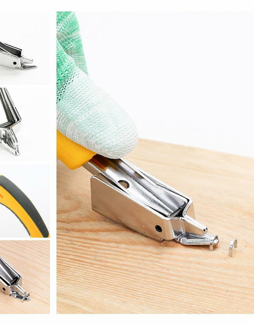 Load image into Gallery viewer, [Like New] QUQITONG Heavy Duty 3-in-1 Staple Gun Power Adjust No-Jam Green 2100 Staples
