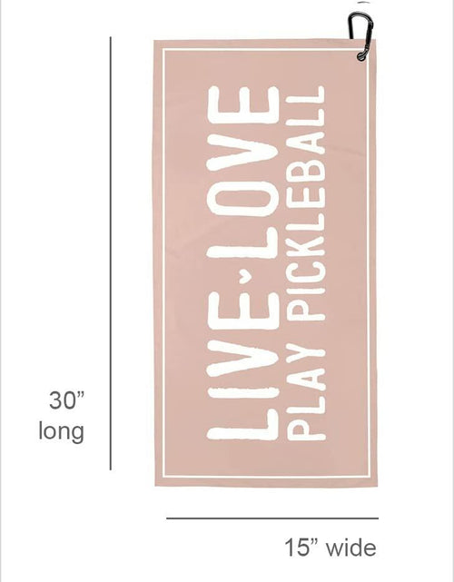 Load image into Gallery viewer, Santa Barbara Design Studio Microfiber Sport Towel 30x15 Live Love Play
