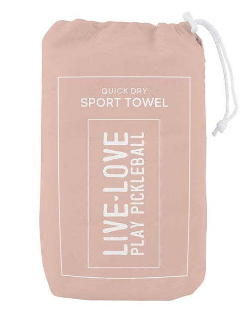 Load image into Gallery viewer, Santa Barbara Design Studio Microfiber Sport Towel 30x15 Live Love Play
