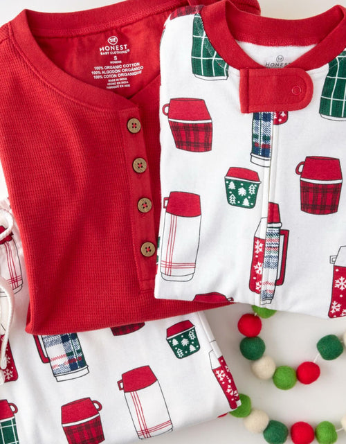 Load image into Gallery viewer, HonestBaby Organic Cotton Family Holiday Pajamas Size 24 Months
