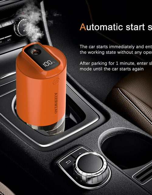 Load image into Gallery viewer, AIERMIAO Car Diffuser Rechargeable USB LED Cold Mist Aromatherapy Orange
