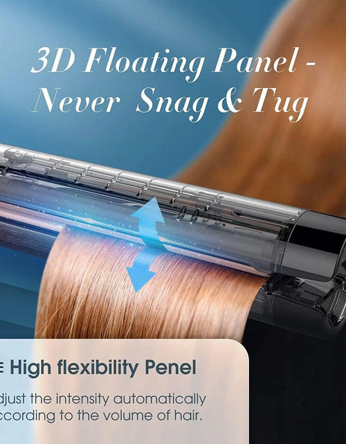 Load image into Gallery viewer, Generic Negative Ion Flat Iron Hair Straightener Curler Ceramic Plates Black 1in

