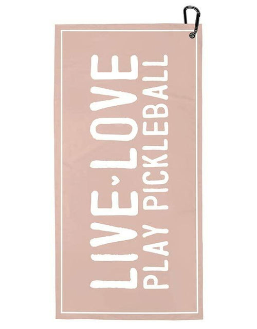 Load image into Gallery viewer, Santa Barbara Design Studio Microfiber Sport Towel 30x15 Live Love Play
