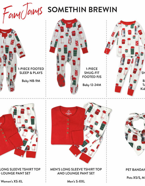 Load image into Gallery viewer, HonestBaby Organic Cotton Family Holiday Pajamas Size 24 Months
