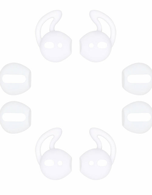 Load image into Gallery viewer, JNSA Ear Tips &amp; Sports Hooks for AirPods Super Thin Charging-Friendly White
