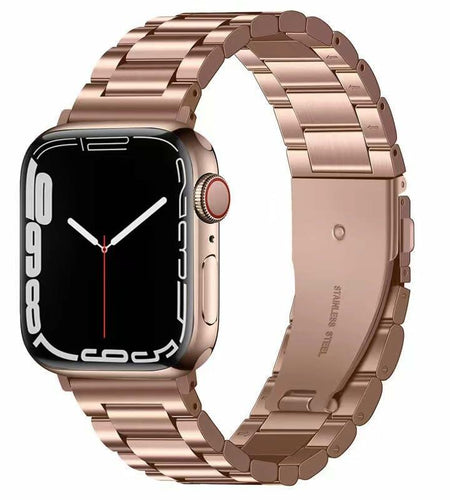 Mugczih Apple Watch Band Stainless Steel Metal Strap Silver Size 42/44/45mm