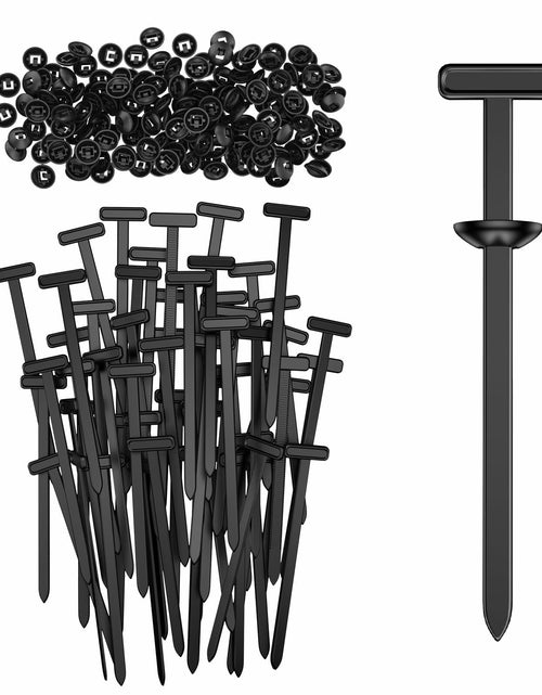 Load image into Gallery viewer, ZGMAIJIA 100pcs Nylon Cable Tie Buckles Universal Automotive Fastener Clips
