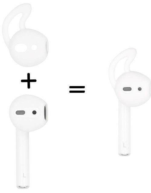 Load image into Gallery viewer, JNSA Ear Tips &amp; Sports Hooks for AirPods Super Thin Charging-Friendly White
