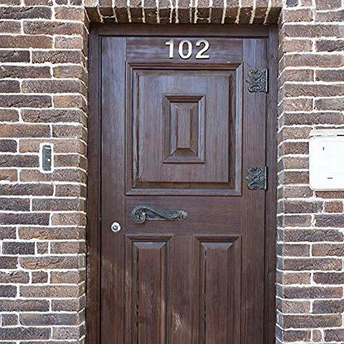 Load image into Gallery viewer, HopeWan 4" Bronze Metal Mailbox Number 2 Self Adhesive Pack of 2 Size 4In-No.2
