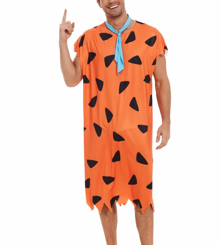 Waist Wow Halloween Adult Couple Costume Cosplay Party Orange Size XL