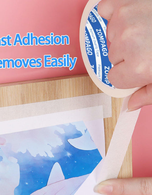 Load image into Gallery viewer, ZOMPAGO Beige Art Tape 1.4in x 164ft Removable Low Tack Masking Tape
